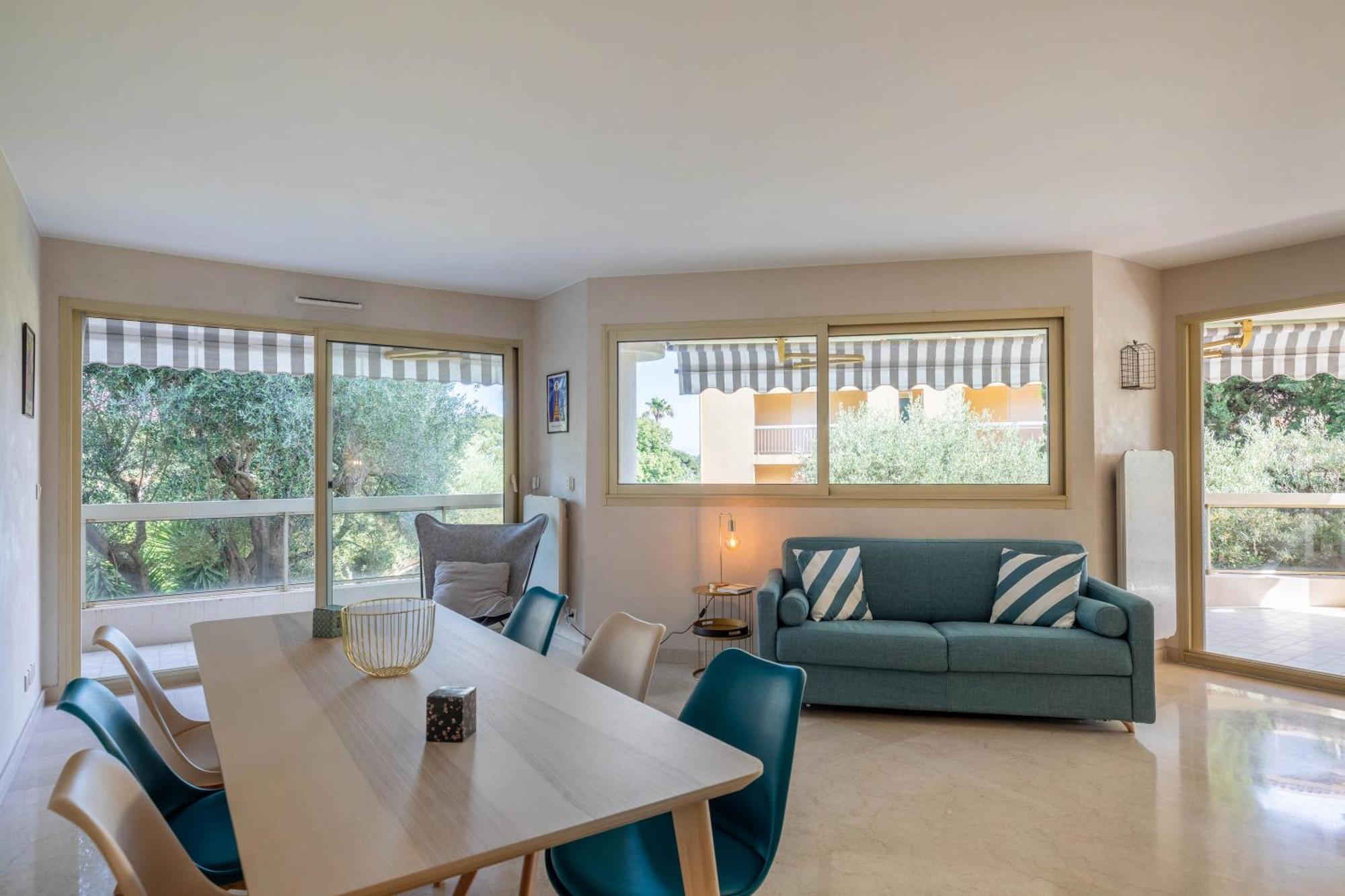 Apartamento Tanit Piscine, 6 Couchages, Parking Antibes Exterior foto